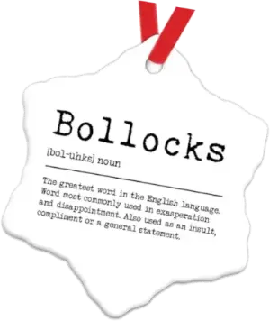 The very definition of bollocks