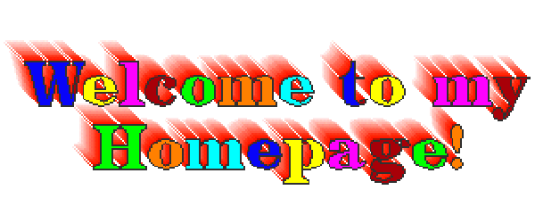 Welcome to my homepage